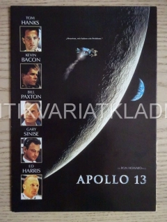 APOLLO 13, T. HANKS, K. BACON, B. PAXTON, FILMOVÝ LETÁK