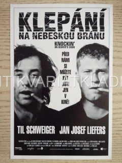 KLEPÁNÍ NA NEBESKOU BRÁNU, T. SCHWEIGER, J. J. LIEFERS, FILMOVÝ LETÁK