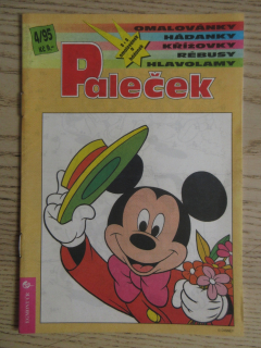 PALEČEK, DISNEY OMALOVÁNKY 4/95, **an