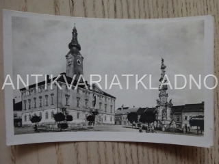 POLIČKA, NÁMĚSTÍ S VĚŽÍ, MOROVÝ SLOUP, OKRES SVITAVY, POHLEDNICE 569