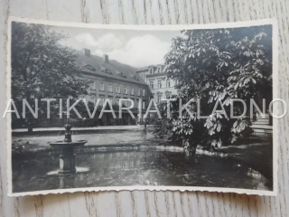 TEPLICE, FONTÁNA, UBYTOVACÍ ZAŘÍZENÍ, OKRES TEPLICE, POHLEDNICE 591