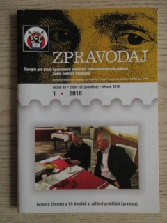ZPRAVODAJ, ČASOPIS PRO ČLENY SPOLEČNOSTI SBĚRATELŮ ČESKOLSOVENSKÝCH ZNÁMEK, Č. 152/2018, **an