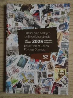 EMISNÍ PLÁN ČESKÝCH POŠTOVNÍCH ZNÁMEK, ZÁŘÍ-PROSINEC/2025, **an