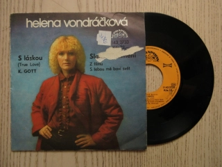 SLADKÉ MÁMENÍ, S LÁSKOU, HELENA VONDRÁČKOVÁ, KAREL GOTT, MALÁ DESKA