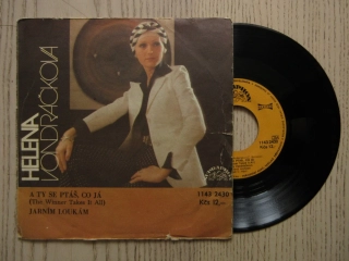 A TY SE PTÁŠ CO JÁ (THE WINNER TAKES IT ALL), JARNÍM LOUKÁM, HELENA VONDRÁČKOVÁ, MALÁ DESKA
