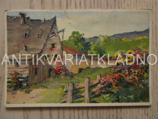 HORSKÁ CHATA, KRAJINA, LOUKA, POHLEDNICE 630