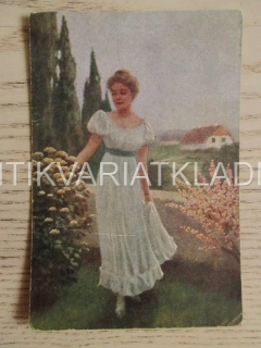 ŽENA, PORTRÉT, PŘÍRODA, POHLEDNICE 654