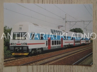 OSOBNÍ VLAK, ČESKÉ DRÁHY, TRAŤ 011 PRAHA-KOLÍN, ŽELEZNICE, POHLEDNICE 704