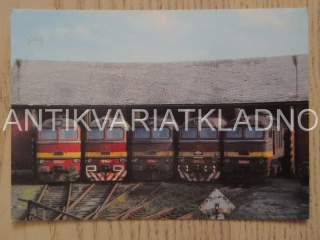 SOVĚTSKÉ MOTOROVÉ LOKOMOTIVY ŘADY T 679.1, ČESKÉ DRÁHY, ŽELEZNICE, DEPO LETOHRAD, OKRES ÚSTÍ NAD ORLICÍ, POHLEDNICE 716