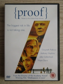 DŮKAZ, G. PALTROW, A. HOPKINS, GB OBAL, ČESKÁ VERZE, DVD FILM