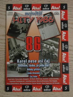NEJVĚTŠÍ HITY 1986, CD HUDBA