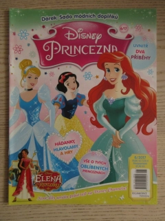 DISNEY PRINCEZNA, ARIEL, JASMÍNA, ALADIN, Č. 6/2017, **an
