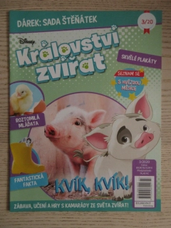 DISNEY KRÁLOVSTVÍ ZVÍŘAT, KVÍK KVÍK!, Č. 3/2020, **an