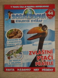 DOBA LEDOVÁ, KOLEKCE ZVÍŘAT, ZVLÁŠTNÍ PTAČÍ PŘÁTELÉ, ČASOPIS, Č. 44, **an