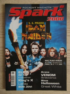 ROCKOVÝ MAGAZÍN SPARK, Č. LÉTO/2000, PLAKÁT DREAM THEATER, ROB HALFORD, **an