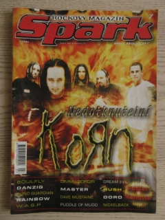 ROCKOVÝ MAGAZÍN SPARK, Č. 7/2002, PLAKÁT MANOWAR, **an