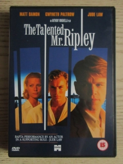 TALENTOVANÝ PAN RIPLEY, M. DAMON, G. PALTROW, GB OBAL, ČESKÁ VERZE, DVD FILM