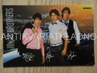 AUTOGRAM JONAS BROTHERS, KARTIČKA BRAVO