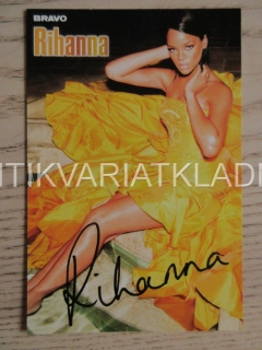 AUTOGRAM RIHANNA, KARTIČKA BRAVO