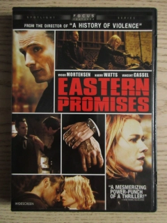 VÝCHODNÍ PŘÍSLIBY, V. MORTENSEN, V.CASSEL, GB OBAL, ČESKÁ VERZE, DVD FILM