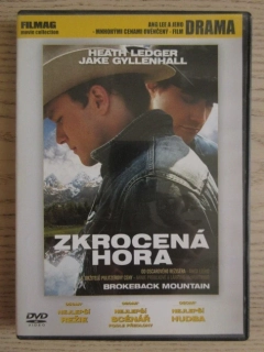 ZKROCENÁ HORA, H. LEDGER, J. GYLLENHAAL, DVD FILM