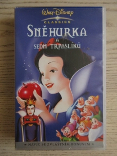 SNĚHURKA A SEDM TRPASLÍKŮ, VHS VIDEOKAZETA