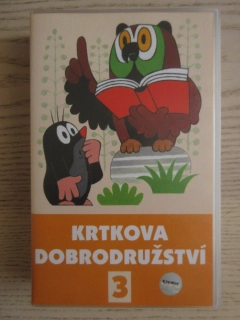 KRTKOVA DOBRODRUŽSTVÍ 3, VHS VIDEOKAZETA
