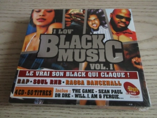 I LOV' BLACK MUSIC VOL. 1, 4X CD HUDBA