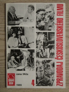 ZPRAVODAJ ČESKOSLOVENSKÉHO FILMU, Č. 4/1989, **an