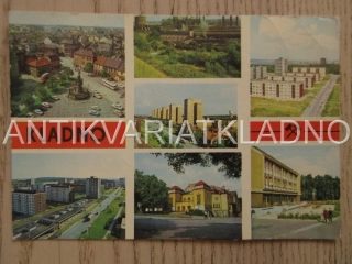 KLADNO, VĚŽÁKY, MĚSTSKÉ DIVADLO, PECE, NÁMĚSTÍ, OKRES KLADNO