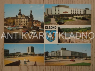 KLADNO, RADNICE, KINO HUTNÍK, VINAŘICE - KOUPALIŠTĚ, HOTEL KLADNO