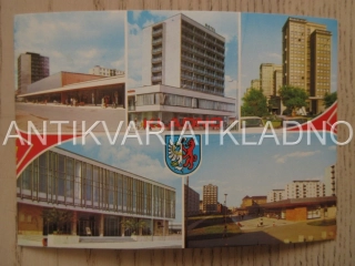 KLADNO, HOTEL KLADNO, SÍDLIŠTĚ SÍTNÁ, DŮM KULTURY ROH SONP, ROZDĚLOV, OKRES KLADNO