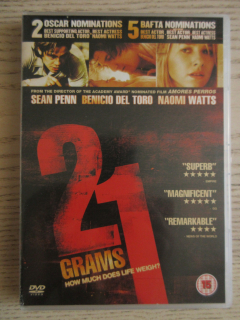 21 GRAMŮ, S.PENN, N.WATTS, GB OBAL, ČESKÉ DVD FILM