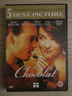 ČOKOLÁDA, J.DEPP, GB OBAL, ČESKÉ DVD FILM