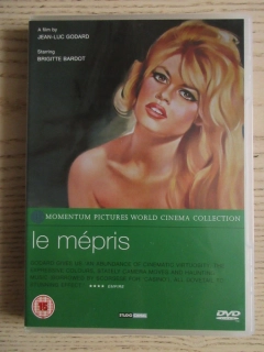 POHRDÁNÍ, GODARD, B.BARDOT, GB OBAL, ČESKÉ TIT. DVD FILM
