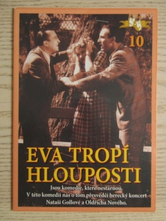 EVA TROPÍ HLOUPOSTI, N. GOLLOVÁ, O. NOVÝ, B. PRCHAL, DVD FILM