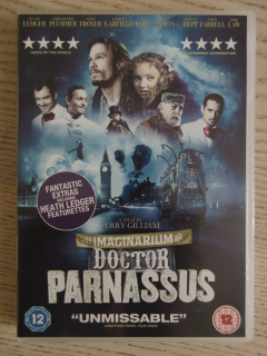 IMAGINÁRIUM DR.PARNASE, H.LEDGER, J.DEPP, GB OBAL, ČESKÉ DVD FILM