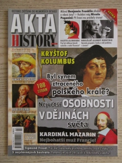 AKTA HISTORY, 3/2013, KRYŠTOF KOLUMBUS, CICERO, VINCENT VAN GOGH