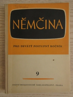 NĚMČINA PRO DEVÁTÝ POSTUPNÝ ROČNÍK, 1958, **an