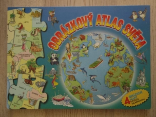 OBRÁZKOVÝ ATLAS SVĚTA, PUZZLE, **an