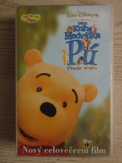 VELKÁ KNIHA MEDVÍDKA PÚ, PŘÍBĚHY OD SRDCE, VHS VIDEOKAZETA