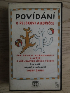 POVÍDÁNÍ O PEJSKOVI A KOČIČCE, VHS VIDEOKAZETA