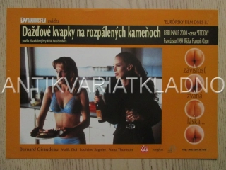 KAPKY DEŠTĚ NA ROZPÁLENÝCH KAMENECH, R. GIRARDEAU, FOTOSKA FILM FR 15117
