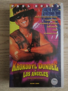 KROKODÝL DUNDEE V LOS ANGELES, P. HOGAN, VHS VIDEOKAZETA
