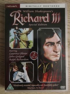 RICHARD TŘETÍ, W.SHAKESPEARE, GB OBAL, ČESKÉ TIT., 2XDVD FILM
