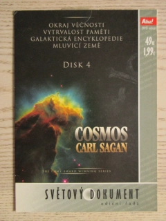 OKRAJ VĚČNOSTI, VYTRVALOST PAMĚTI, GALAKTICKÁ ENCYKLOPEDIE, MLUVÍCÍ ZEMĚ, DISK 4, COSMOS CARL SAGAN, DVD FILM DOKUMENT