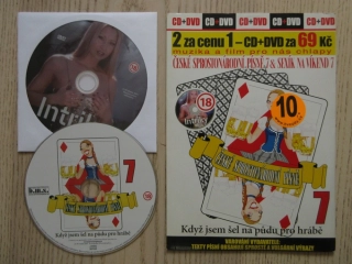 ČESKÉ SPROSTONÁRODNÍ PÍSNĚ 7 A SEXÍK NA VÍKEND 7, CD + DVD FILM EROTIKA