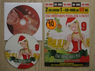 ČESKÉ SPROSTONÁRODNÍ PÍSNĚ 9 A SEXÍK NA VÍKEND 9, CD + DVD FILM EROTIKA