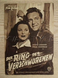 THE CONSPIRATORS, H. LAMARR, P. HENREID, BIO PROGRAM Č. 2011