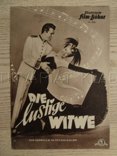 VESELÁ VDOVA, DIE LUSTIGE WITWE, L. TURNER, F. LAMAS, BIO PROGRAM Č. 2036